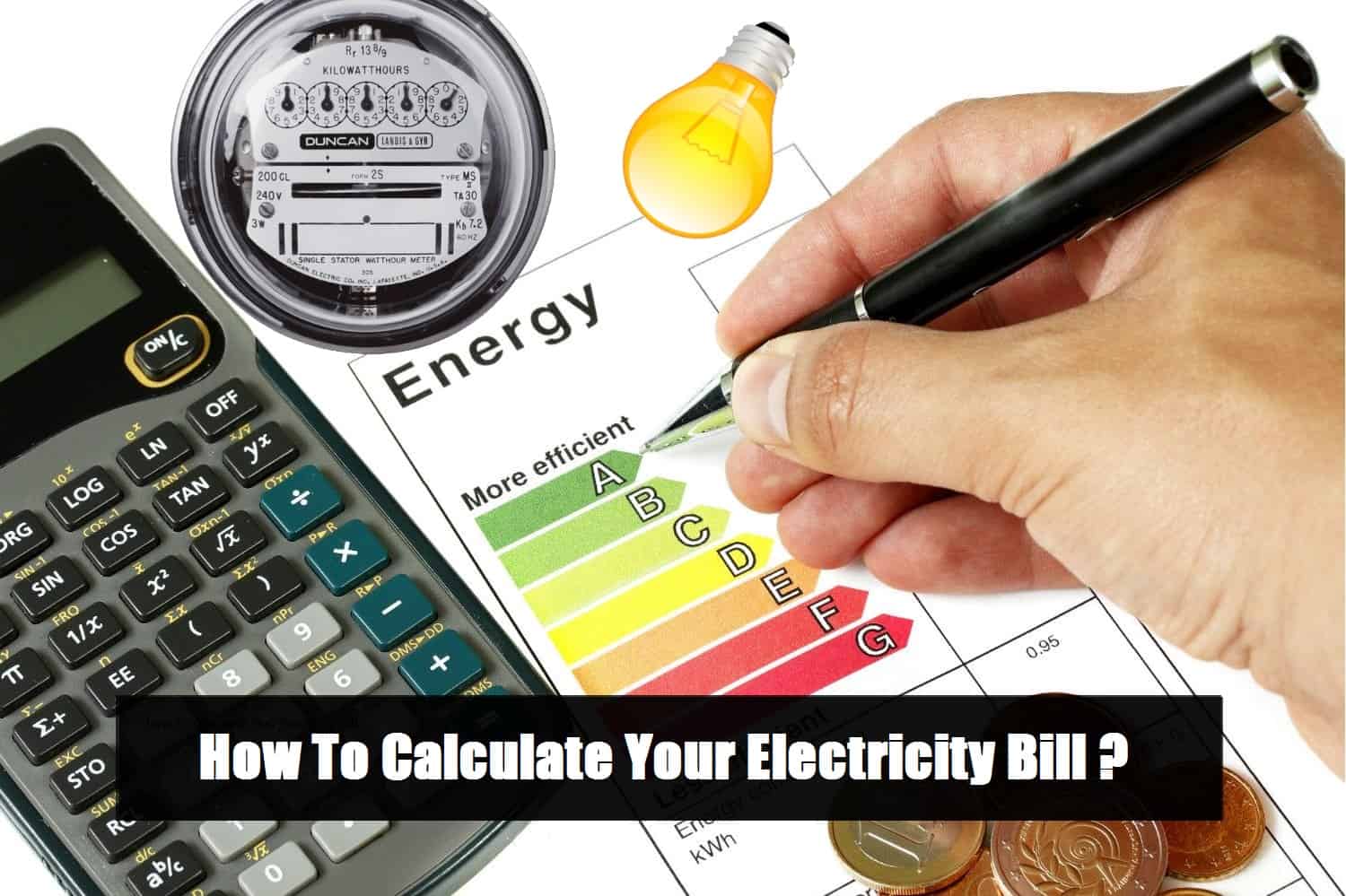 How is an electricity bill calculated?
