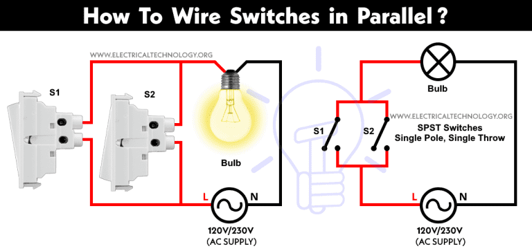 How To Wire Switches in Parallel? - Electrical Technology