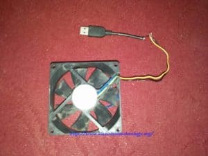 USB Mini Fan From PC 12V Fan & CD Disk - Electrical Technology