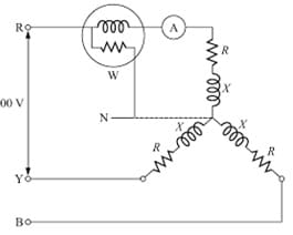 wattmeter star delta mcqs 5kw resistor inductor capacitance 