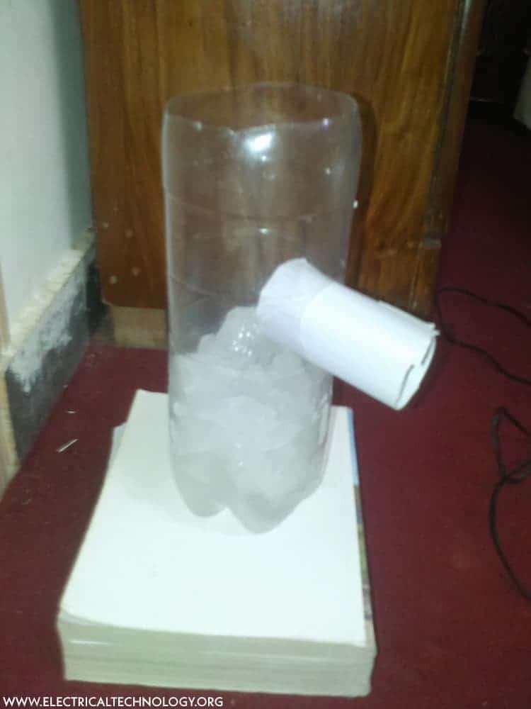 Mini Air-Cooler System from 12V Fan (Homemade form Trash)