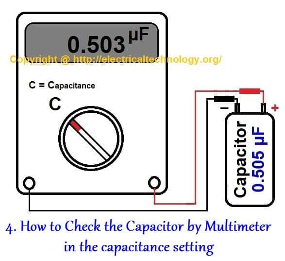 Capacitor Reading Chart