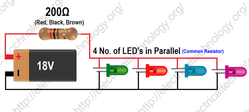 How to the Value of LEDs Circuits?