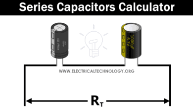 Series Capacitors Calculator