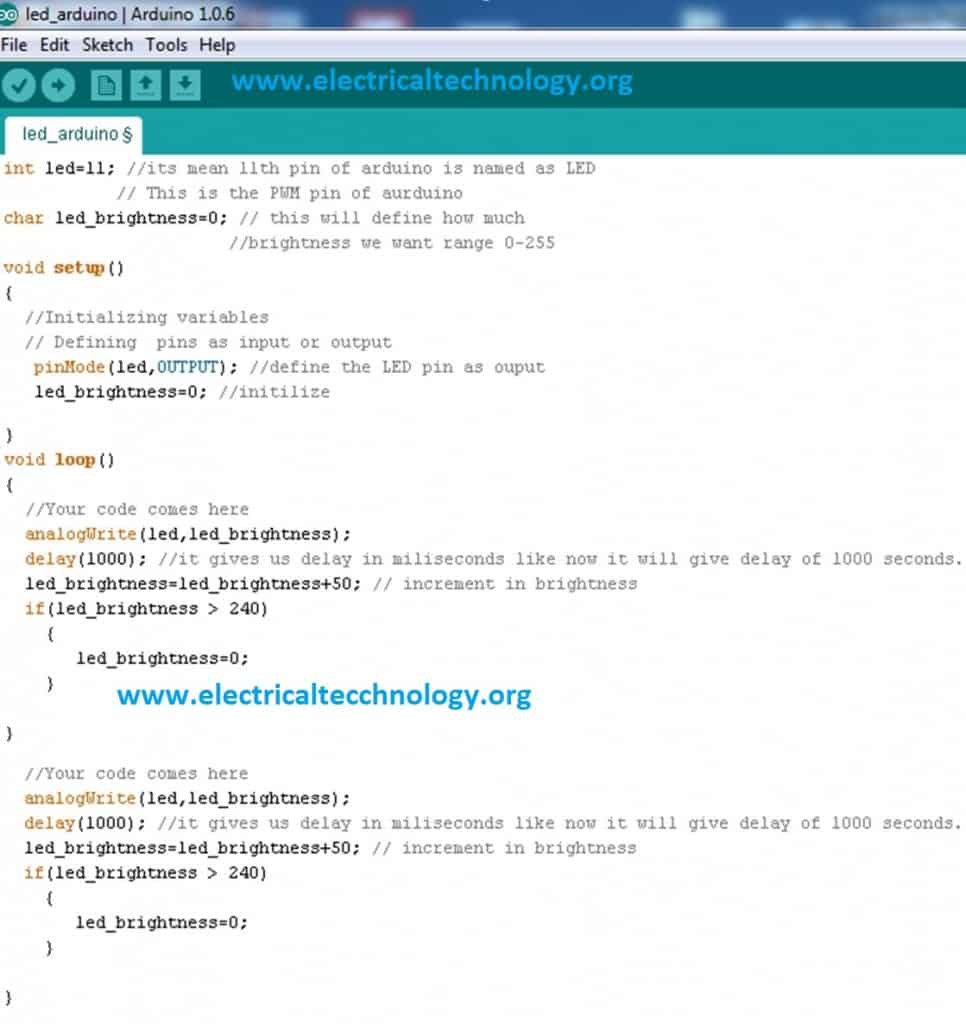 Arduino Programming of PWM