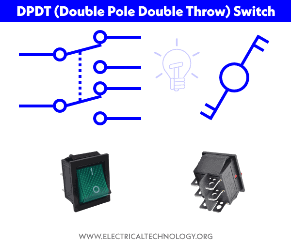 DPDT - Double Pole Double Throw Switch