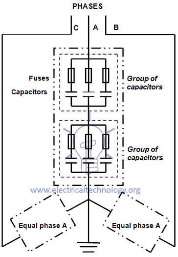 capacitor bank wiring diagram  | 920 x 813