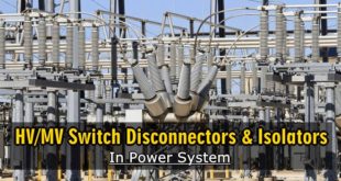 HV And MV Switch Disconnectors And Isolators in Power System