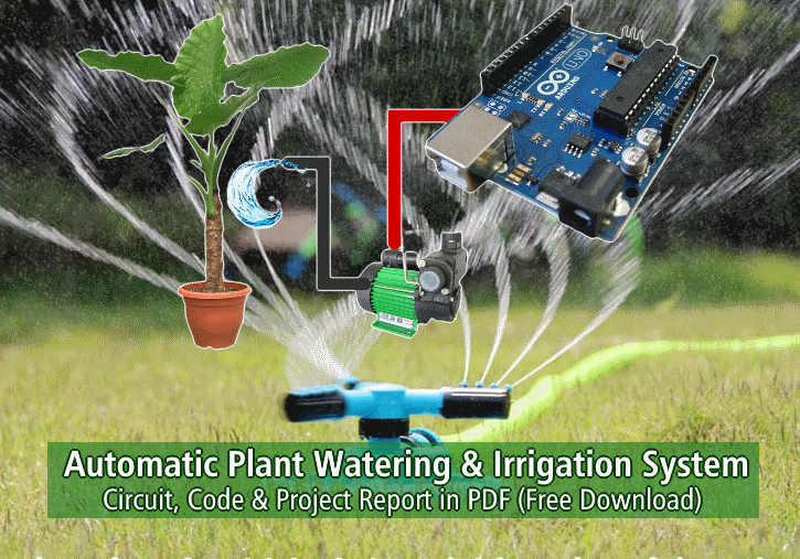 Automatic Plant Watering Irrigation System Circuit Code