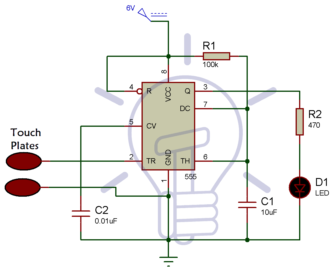 Clap ON Clap OFF Switch using 555