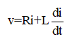 Voltage equation of a simple R-L circuit