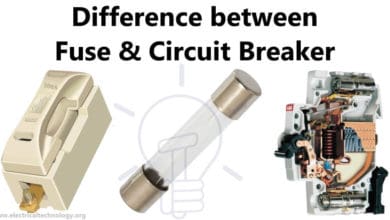 Difference between Fuse and Circuit Breaker