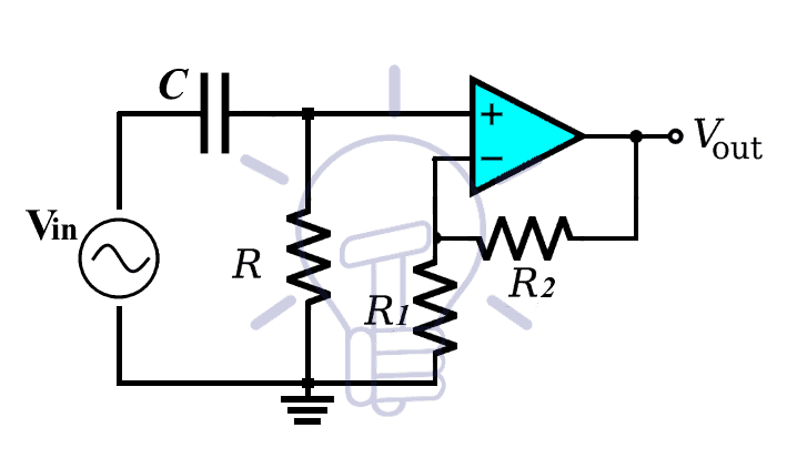 Non Inverting High Pass Filter with amplification