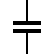 capacitor symbol