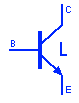 Avalanche NPN Transistor Symbol