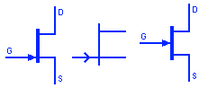 JFET Transistor N channel Symbol