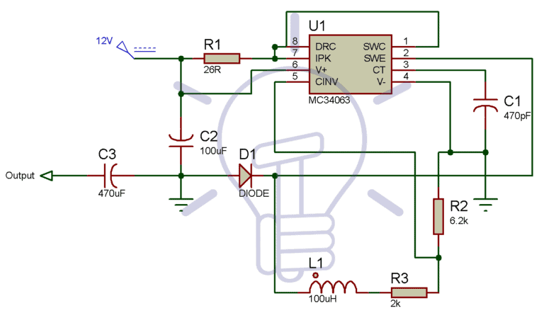12V to 5V Converter Circuit - Boost and Buck Converters - ELECTRICAL