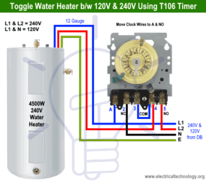 How to Toggle Electric Water Heater Between 120V & 240V?