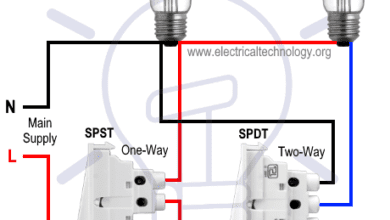 Hospital Wiring Circuit for Light Control
