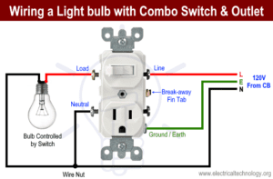 How to Wire Combo Switch & Outlet? Combo Device Wiring