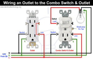 How to Wire Combo Switch & Outlet? Combo Device Wiring
