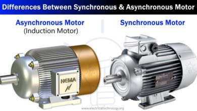 Difference between Synchronous and Asynchronous Motor