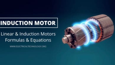 Linear and Induction Motors Formulas and Equations