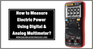 How to Measure Power using Digital and Analog Multimeter?