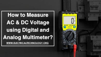How to Measure Voltage using Digital and Analog Multimeter?
