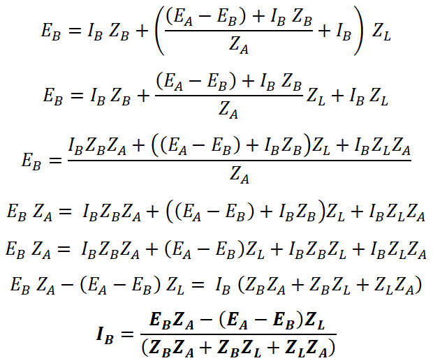 Parallel Connection of Transformer Equations (3)