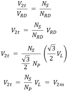 Scott-T Connection of Transformer - Circuit & Phasor Diagram