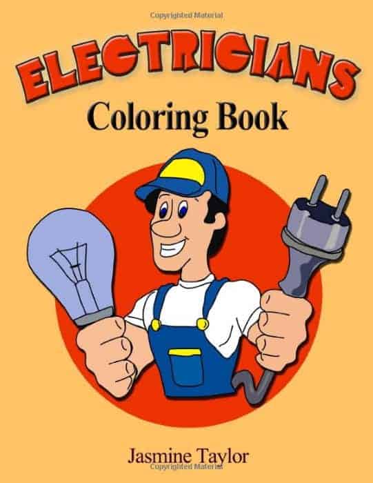 Electricians Colorful Cartoon Illustrations