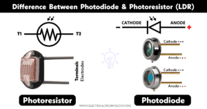 Difference Between Photodiode and Photoresistor (LDR)