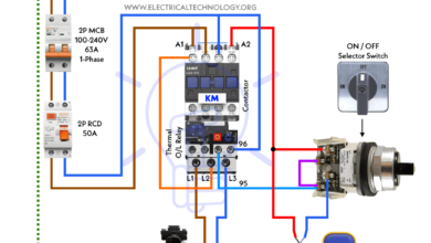 Automatic & Manual Control of 1-Phase Water Pump Motor Using Float Switch
