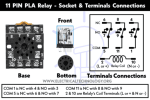 How to Wire 11-PIN Relay for Interlocking & Holding Circuit?