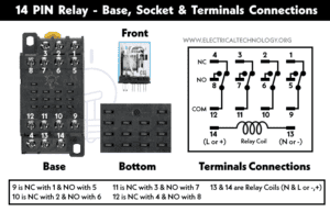 How to Wire 14-PIN Relay for Latching / Holding Circuit?