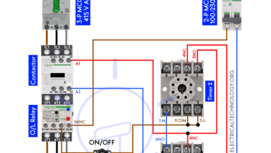 Automatic Stop and Run 3-Phase Motor Using Two 8-PIN Timers