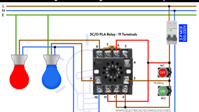 Holding Circuit using 11-Pins PLA Relay