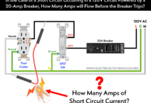 How Many Amps Will Flow in a Short Circuit Powered by a 120V, 20A Breaker