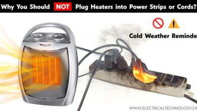 Space Heaters Should Not Be Plugged into Power Strips or Extension Cords