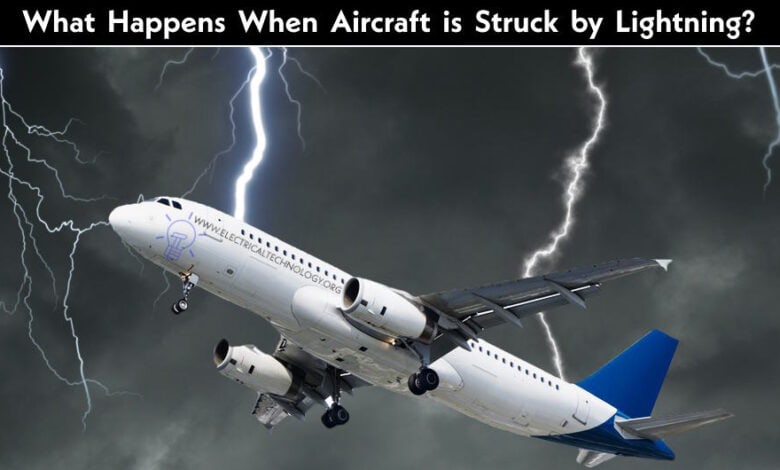 What Happens When Aircraft is Struck by Lightning