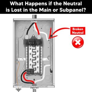What Happens if the Neutral is Lost in the Main or Subpanel?