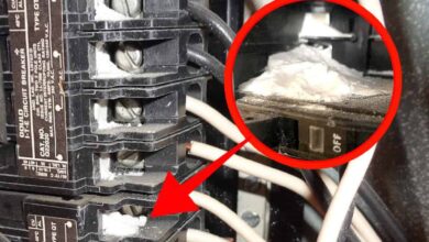White Powder on the Breaker Terminals