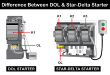 Difference Between DOL and Star Delta Starter