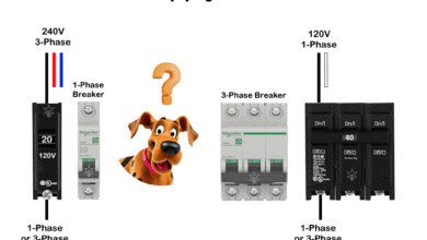 1-Phase Breaker on 3-Phase Supply and 3-Phase Breaker on 1-Phase Supply