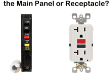 GFCI Breaker or GFCI Outlet Receptacle