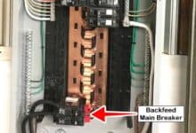 Backfeed Main Breaker in a 120-240V Electric Panel