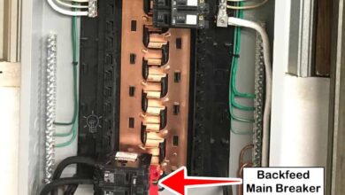 Backfeed Main Breaker in a 120-240V Electric Panel