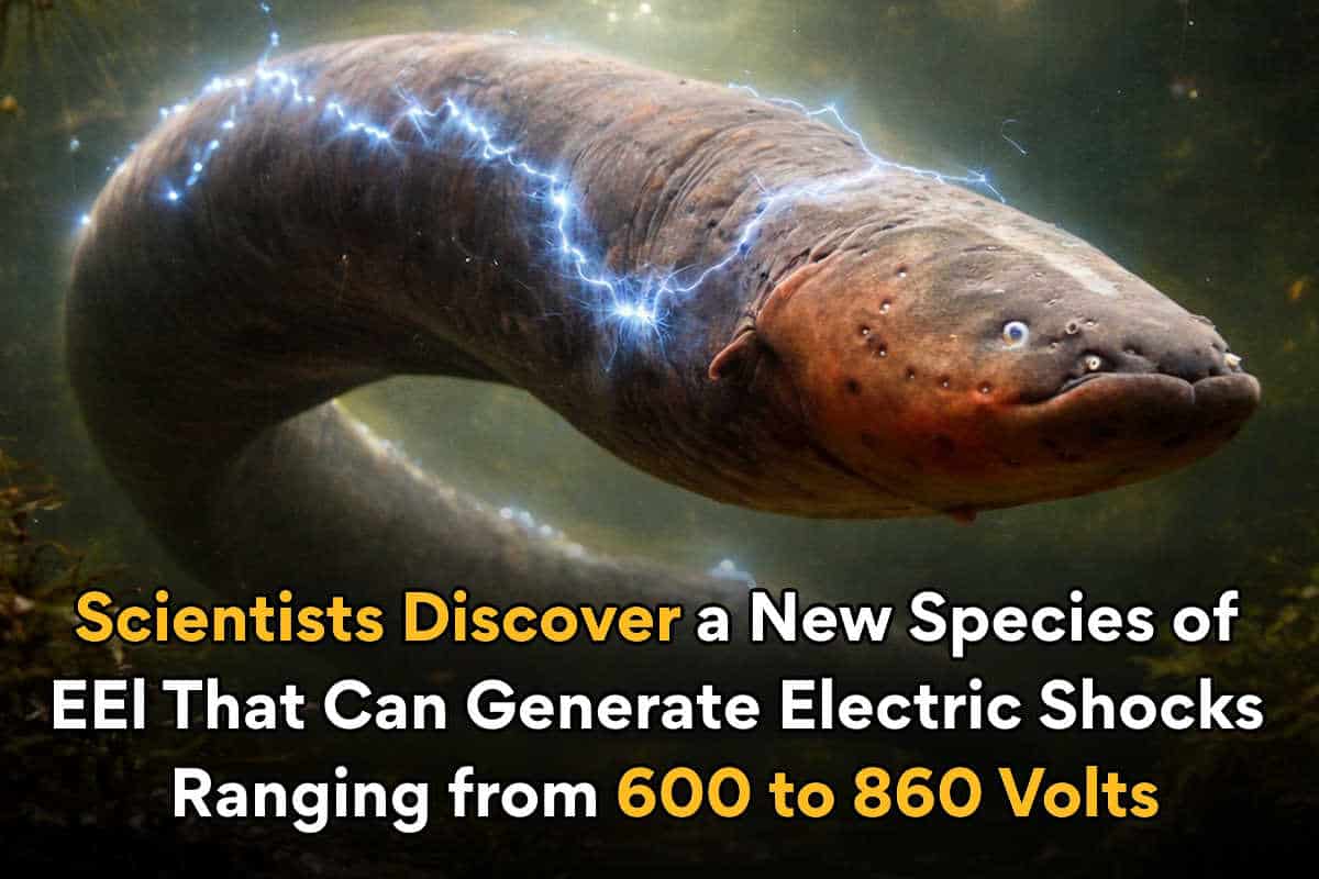 Powerful Electrophorus Voltai Eel that Can Shock up to 860V