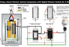 Wiring a Smart Dimmer Switch Companion with a Digital Dimmer Switch for 3-Way Control
